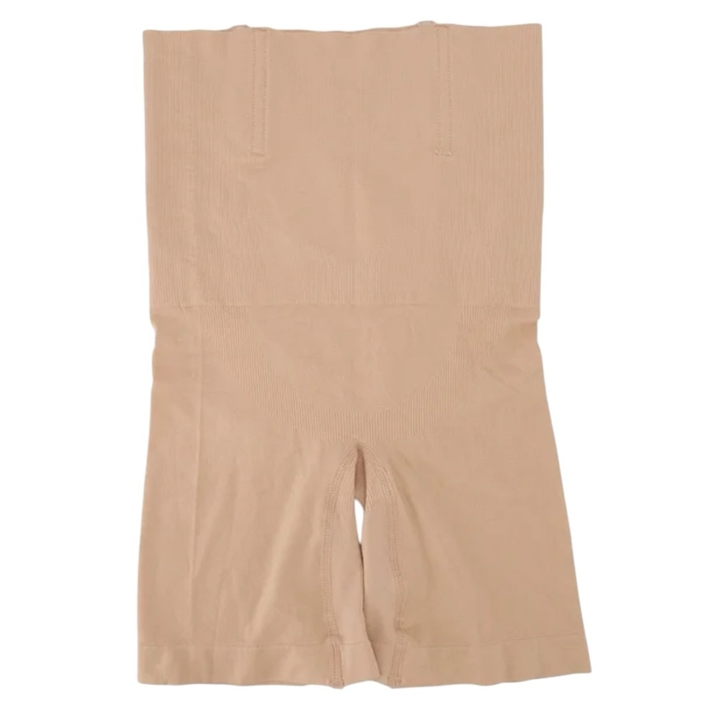 Spanx High Waisted Shapewear Shorts Nude Seamless Smoothing Control XL